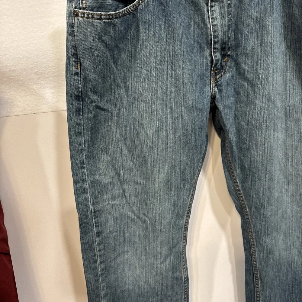 Levi's 559 Relaxed Straight Fit Rugged‎ Blue Denim Jeans Mens Sz 36 x 32